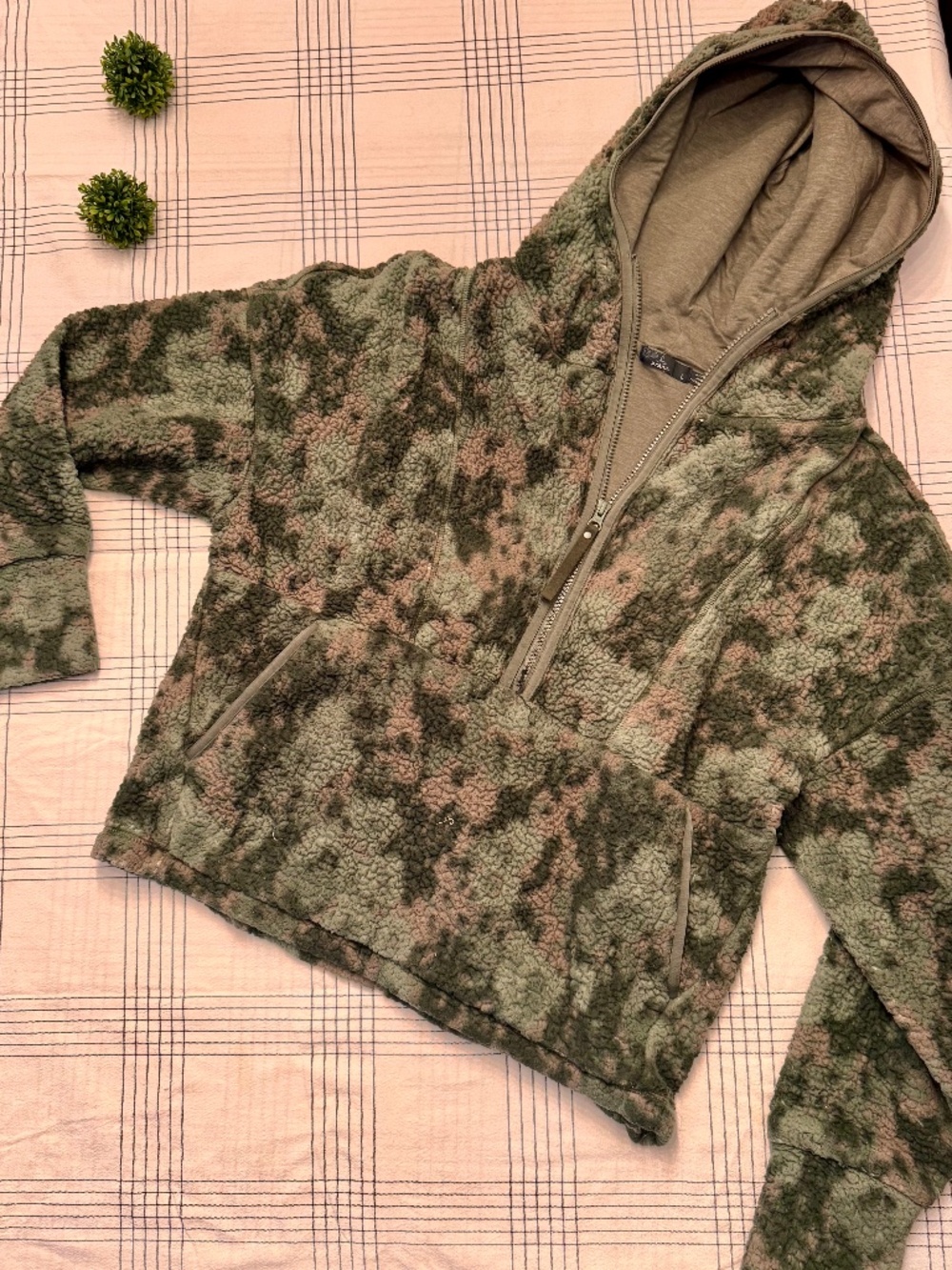prAna Coze Sherpa Fleece Hoodie - Size Large